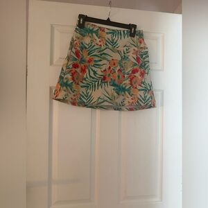 VOGO Athletica Tropical Floral Mini Skirt